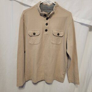 Method Mock Turtleneck Sweater Medium 90s Y2K rugged preppy warm retro neutral
